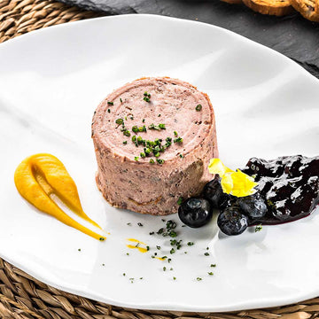 Paté de jabalí con setas